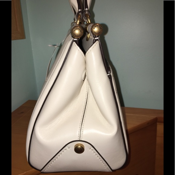 βοΈβοΈβοΈ3X HPβοΈβοΈβοΈ NWT π―% Authentic Coach Quilted Grace Satchel with Rivets - Picture 11 of 16